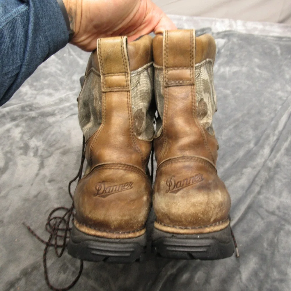 Danner Mens Boots 13 Hunt GORETEX Camo Leather Insulated Waterproof Pronghorn 8
